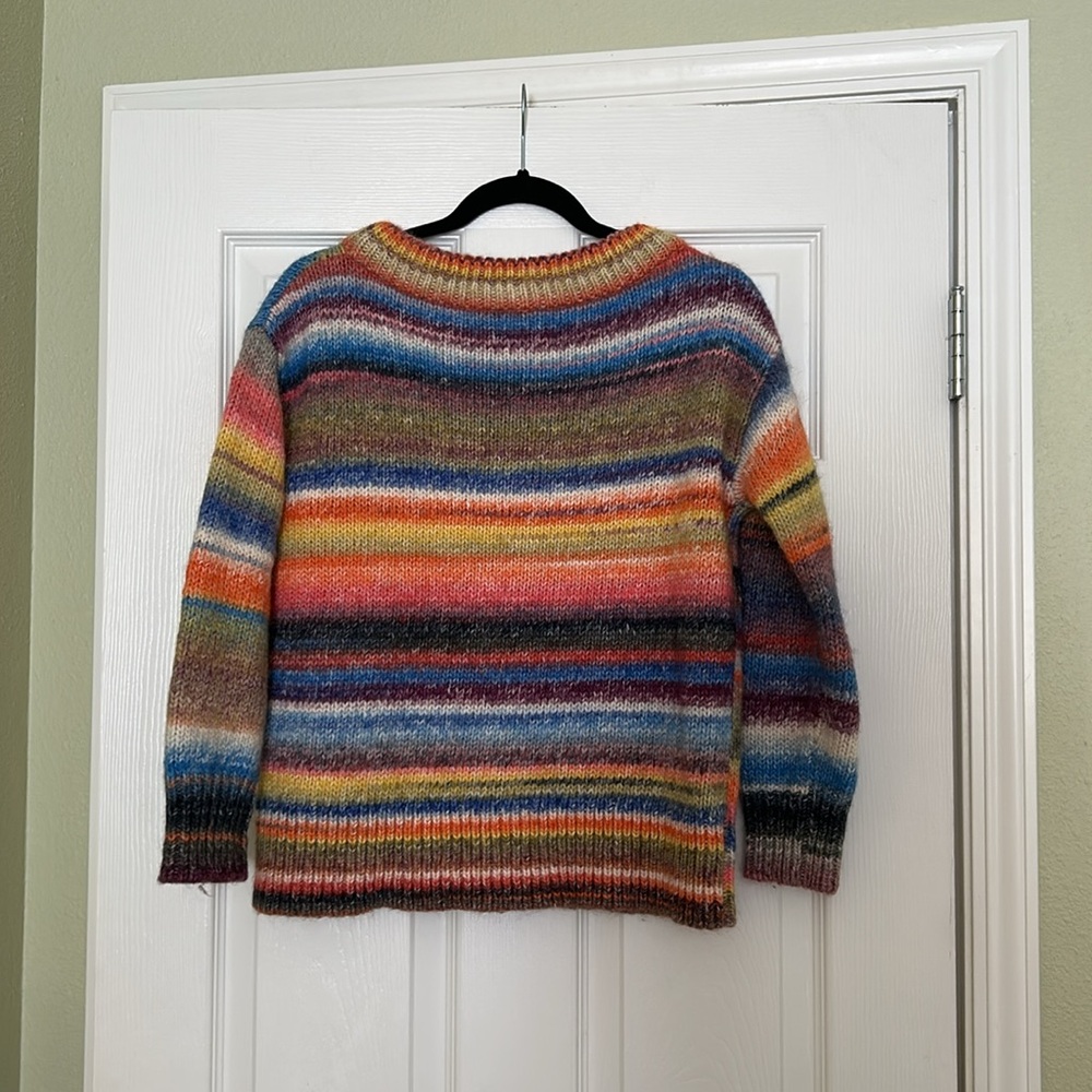 Cinq à Sept Multicolor Striped Sweater - Picture 8 of 10